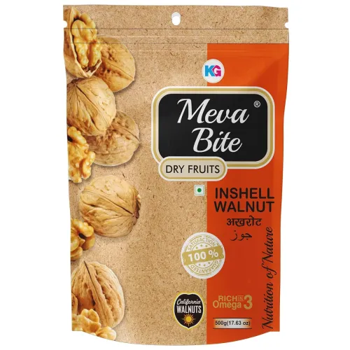 Image of MEVABITE Organic Walnuts In-Shell | 100% Pure Organic and Gluten Free Walnuts | Rich in Omega3 Fatty Acid, Proteins, Nut