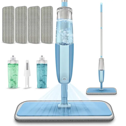 Image of Mexerris Microfiber Spray Mop with Reusable Pads