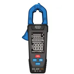 Mextech DT27S Digital True RMS Smart Clamp Meter, 600A AC Current, 600V AC/DC Voltage, NCV & Live Test, Capacitance, Tem