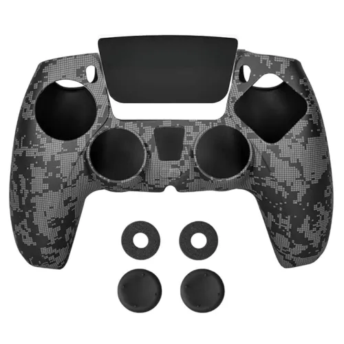 Image of Meyaar for PS5 Controller Cover Case, Anti-Slip Silicone Cover Skin Compatible with PS5 Dual Sense Controller with Thumb