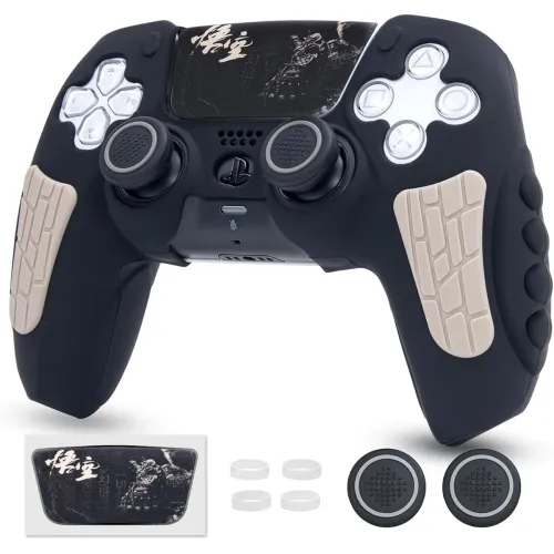 Image of Meyaar PS5 DualSense Silicone Controller Cover with Thumb Grips – Grey