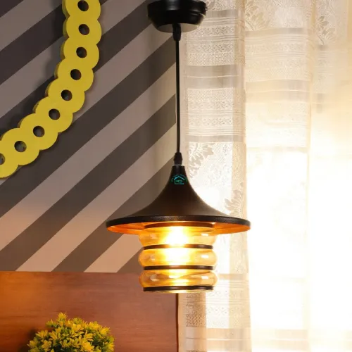 Image of MFD Black Textured Hanging Light