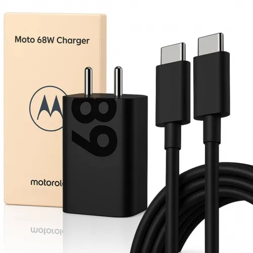 Image of MGEdge 68W Fast Charger With Cable for Motorola G84