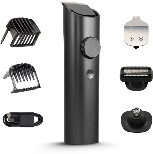 Image of Mi by Xiaomi Grooming Kit Trimmer 90 min Runtime 40 Length Settings (Black)