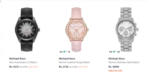 Image of Michael Kors Men Analog Watch Minimum 60% Discount