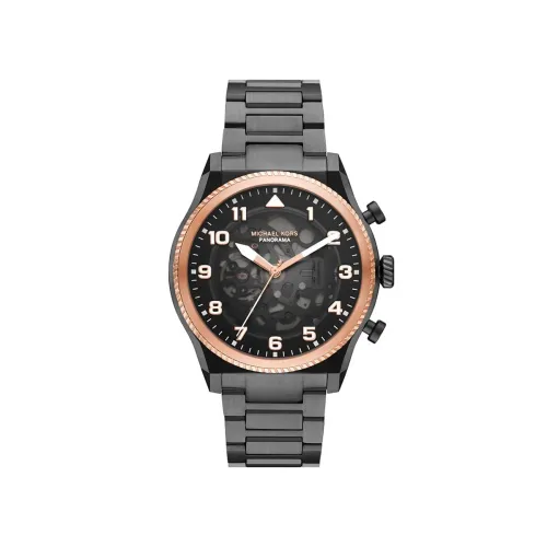 Image of Michael Kors Panorama Metallic Automatic Stainless Steel Watch MK9219