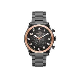 Michael Kors Panorama Metallic Automatic Stainless Steel Watch MK9219