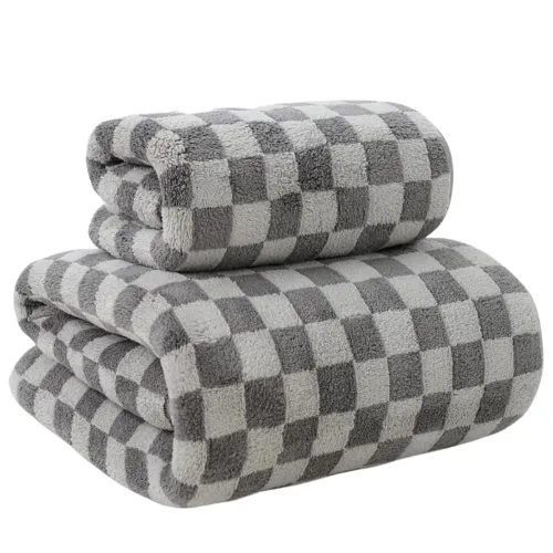 Image of Microfiber Bath & Hand Towel Set