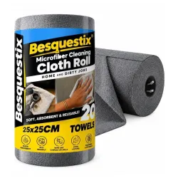 Microfiber Cleaning Cloth Roll (20 Pcs)