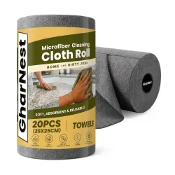 Microfiber Cleaning Cloth Roll Pack of 20