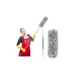 Microfiber Duster with Long Rod for Home Cleaning