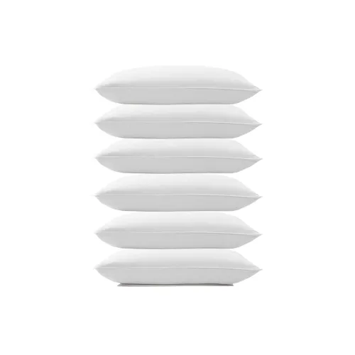 Image of Microfiber Soft White Pillows (16x24 in) | Pack of 6