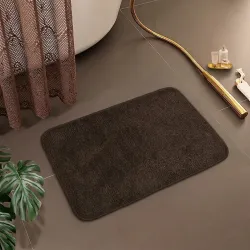 Microfiber Anti-Skid Soft Absorbent Bath Mat Coffee