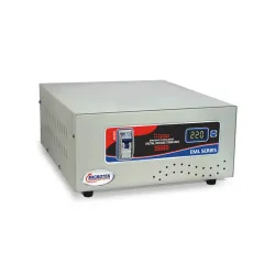 Microtek EML 8090 Main Line Voltage Stabilizer (100V-290V, Metallic Grey)