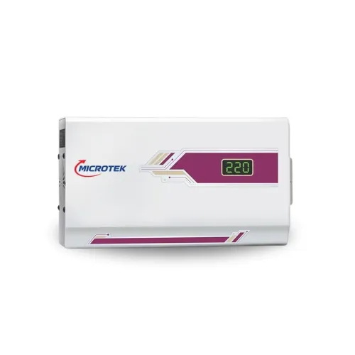 Image of Microtek Pearl EM 4160+ Digital Display Wall Mounted Automatic Voltage Stabilizer Upto 1.5 Ton AC