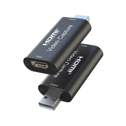 Image of Microware Audio Video Capture Card, HDMI to USB 2.0, Full HD UP to 1080P 60fps Live Video Recorder Game Capture Card for