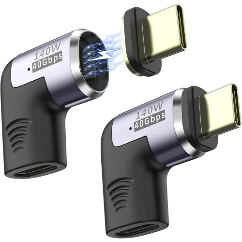 Image of MICROWARE Magnetic 90degree USB-C Adapter