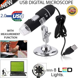 Microware Mega Pixel 1000X8 LED Digital USB Microscope Magnifier Electronic Stereo USB Endoscope Camera