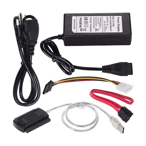 Image of Warmstor USB 2.0 to SATA/IDE HDD Adapter with Power Cable (2.5/3.5")