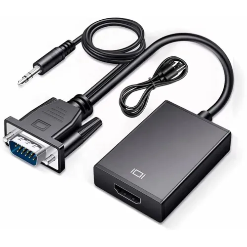 Image of MICROWARE VGA Male & Audio to HDMI Female 