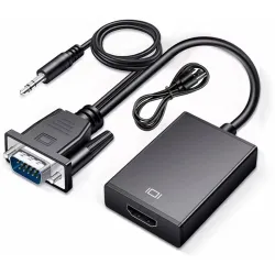 MICROWARE VGA Male & Audio to HDMI Female 