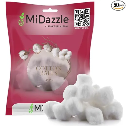 Image of Midazzle Cotton Ball for Eye 50Pcs