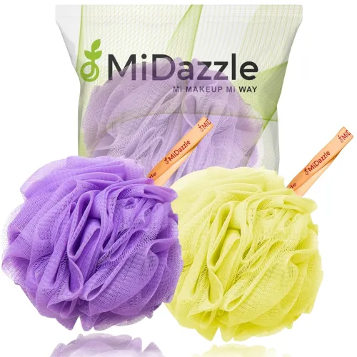 Image of Midazzle Luxury Loofah Bathing Sponge, Pack of 2