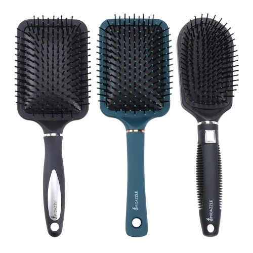 Image of Midazzle Premium Paddle Hair Brush Pack of 3