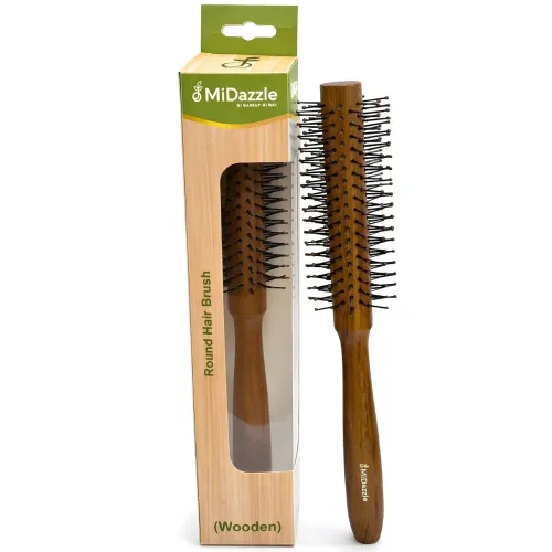 Image of Midazzle Wooden Classy Hair Brush for Women & Men