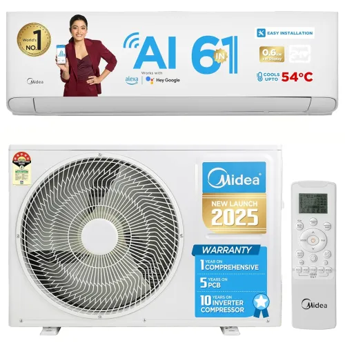 Image of Midea 1.5 Ton 5-Star Wi-Fi Inverter Split AC (MAI20SP5R35W0)