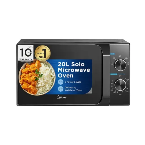 Image of Midea 20L Solo Microwave Oven | 5 Power Levels + Defrost
