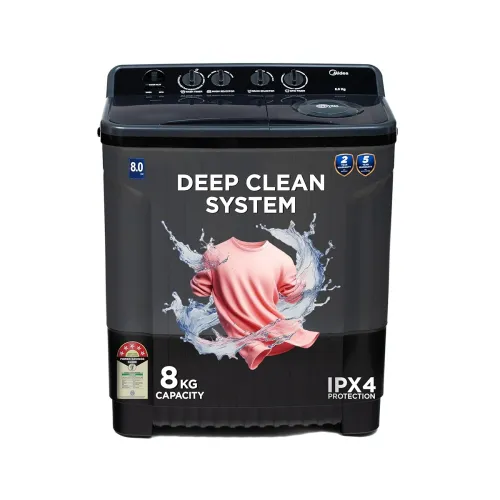 Image of Midea 8Kg Semi-Automatic Top Load Washing Machine (MWMSA080SAPPG)
