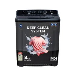 Midea 8Kg Semi-Automatic Top Load Washing Machine (MWMSA080SAPPG)