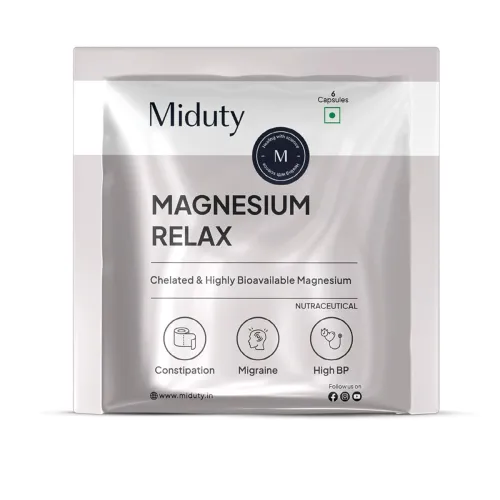 Image of Miduty Magnesium Bisglycinate 1000mg (60 Caps)
