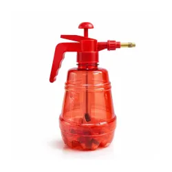 MIKANIX Manual Pressure Spray Bottle for Gardening & Cleaning | Hand Pump Water Sprayer with Adjustable Nozzle | Multipurpose Plant Mister for Indoor & Outdoor (1.5L, RED)