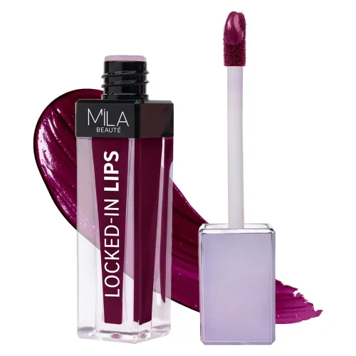 Image of Mila Beauté Locked In Lips Transfer Proof Liquid Lipstick | 12 Hrs Non Transfer