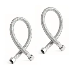 MILA German-Standard Geyser Connection Hose Pipe SS-304 24 – Pack of 2