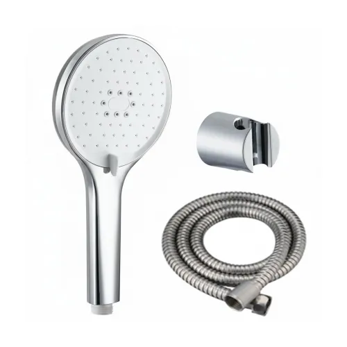 Image of Mila NoClog Hand Shower | Chrome Finish Wall-Mounted Bathroom Hand Shower with Rain, Massage & Mix Modes | Anti-Clog Sel