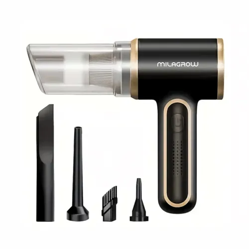 Image of MILAGROW Duster Gold Portable Vacuum Cleaner with 6500Pa Suction