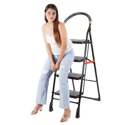 Milano 4-Step Foldable Steel Ladder Home