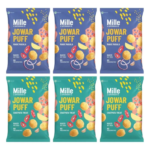 Image of Mille Not Fried Jowar Puffs Combo