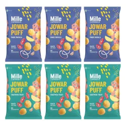 Mille Not Fried Jowar Puffs Combo