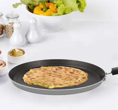 Image of MILTON 26 cm Non-Stick Induction Tawa – Black Pearl