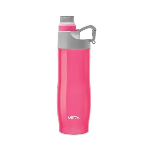 Image of Milton Alpha 500 Stainless Steel Sports Water Bottle, 480ml, Pink