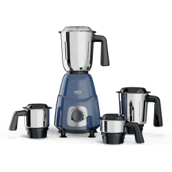 Milton Ascent Mixer Grinder, ISI Certified, Grindstone Blade Technology, 4 Jar, 800 W (22000 RPM), 5 yr motor warranty, 