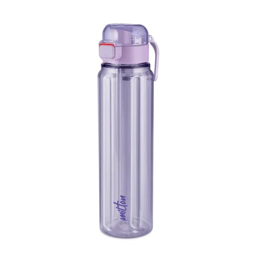 Image of MILTON Aston 700 BPA & BPS-Free Water Bottle 700 ml | Food-Grade Plastic | One-Click Open | Leak-Proof | Sip & Gulp Lid 