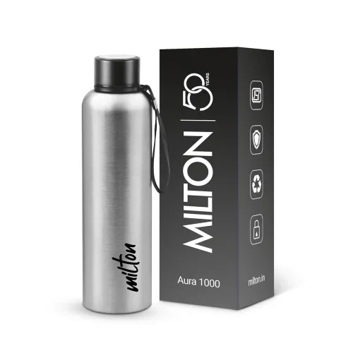Image of Milton Aura 1000 Thermosteel Water Bottle 1L