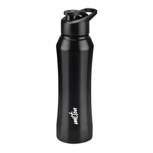 Image of MILTON Comet 1000 Stainless Steel Water Bottle 1000 ml, Single Walled, ISI Certified I Leak Proof Lid, Rust Proof I