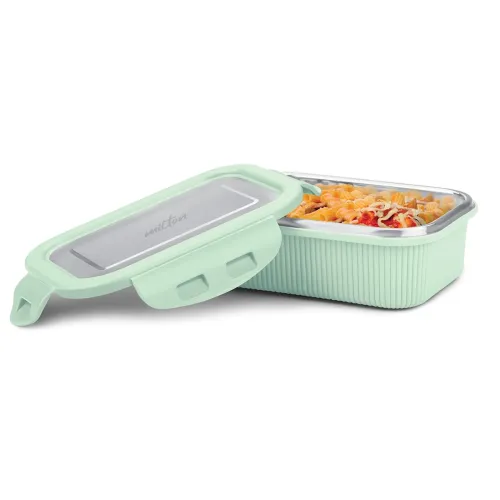 Image of MILTON Cool Touch Rectangular 400 Stainless Steel Container, 380 ml