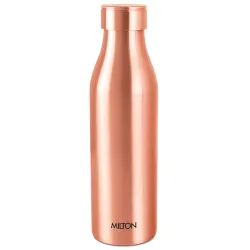 MILTON Copper Charge 1000 Bottle, 850ml, 100% Pure Copper, BPA Free Water Bottle, Leak Proof, Office Bottle, Boosts Immu